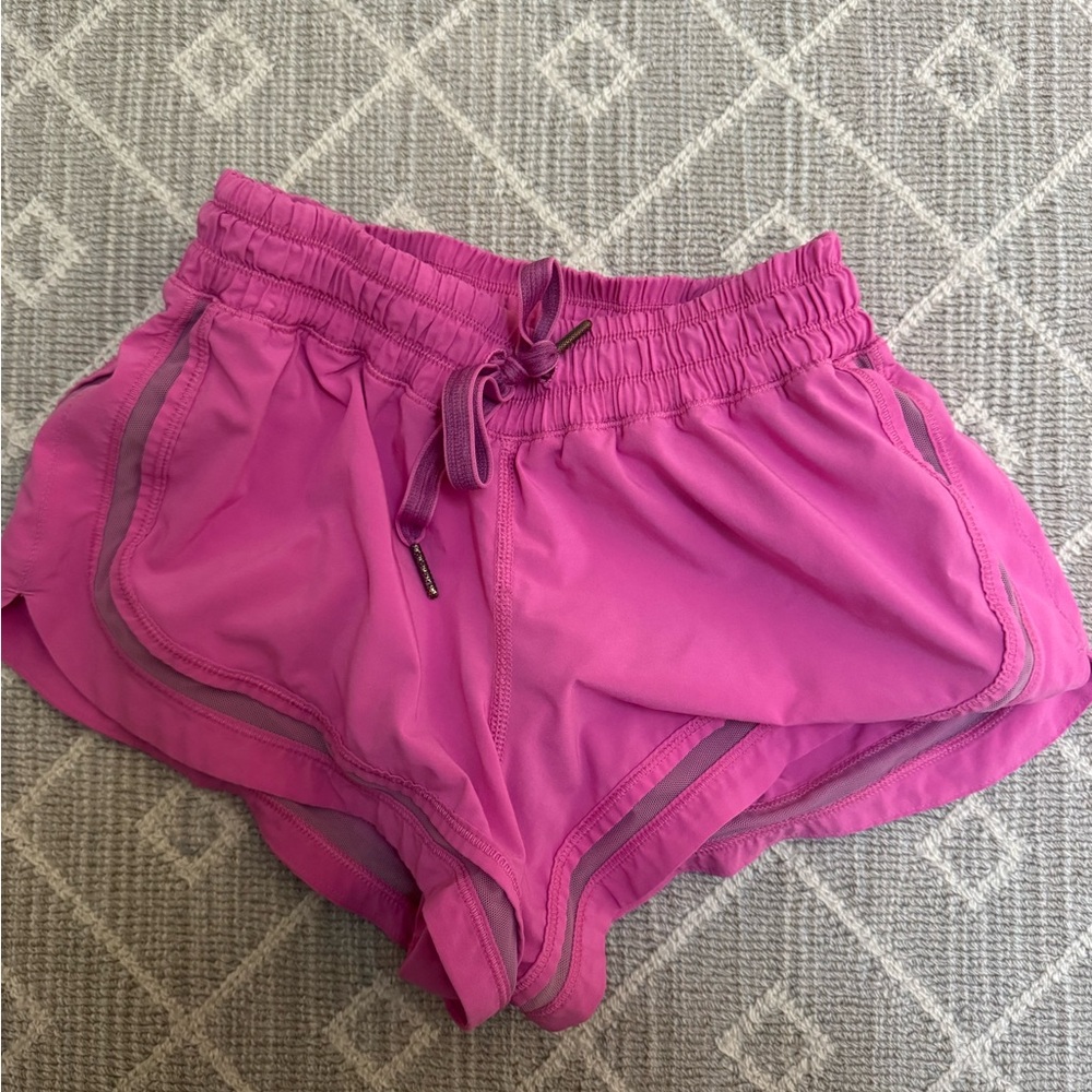 lululemon athletica Vibrant Pink Athletic Shorts